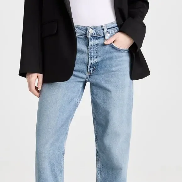 AGOLDE Kye Mid-Rise Straight Crop Jean 26 - Picture 6 of 14